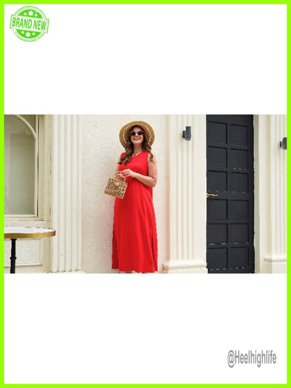 Women's Maxi Side Slit Long Dress with Pockets Casual Flowy - Picture 6 of 6